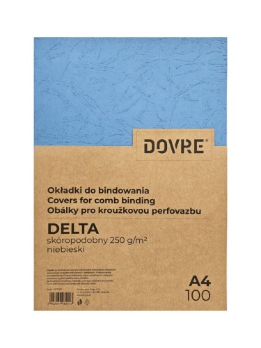 Okładka skóropodobna DELTA A4 NIEBIESKA - Argo www.asan.com.pl