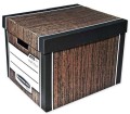 Fellowes pudło archiwizacyjne Woodgrain brązowe - opk 2szt - pudło ze zdejmowanym wiekiem www.asan.com.pl