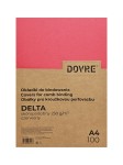 Okładka DELTA  A4/100szt CZERWONA - Argo