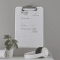 Deska z klipem Leitz WOW, biała www.asan.com.pl