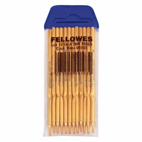 Dodatkowe wkłady do długopisów Fellowes - niebieskie (12szt)  www.asan.com.pl