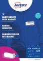 Badgepoint Polar20 - Identyfikator imienny z magnesem smag®, 70 x 30 mm AVERY Zweckform - zestaw 5 identyfikatorów + 18 wymiennych etykiet www.asan.com.pl