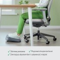 Podnóżek Leitz Ergo, regulowany 80% z recyklingu - szary www.asan.com.pl