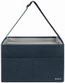 Torba na akcesoria Leitz Fabric - aksamitny szary www.asan.com.pl