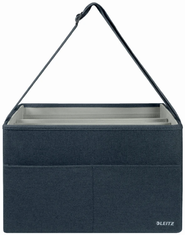 Torba na akcesoria Leitz Fabric - aksamitny szary www.asan.com.pl