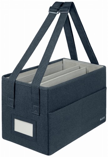 Torba na akcesoria Leitz Fabric - aksamitny szary www.asan.om.pl