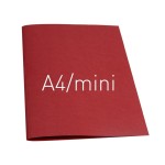 Termookładki miękkie - THERMOLINEN PLAIN (A4 pionowa) - 1,5 (mini) - BORDOWY - 100 sztuk  - OPUS