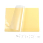 Folia  do laminowania samoprzylepna - O.POUCH Sticky 216 x 303 mm (A4) - 100 mikronów /100 sztuk OPUS