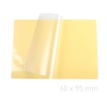 Folia  do laminowania samoprzylepna - O.POUCH Sticky 60 x 95 mm (wizytówkowa) - 80 mikronów /100 sztuk OPUS