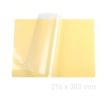 Folia laminacyjna samoprzylepna - O.POUCH Sticky Matt - 216 x 303 mm (A4) - 80 mikronów / 100 sztuk OPUS