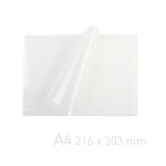Folia laminacyjna  - O.POUCH Matt / Clear - 216 x 303 mm (A4) - 100 mikronów / 100 sztuk OPUS