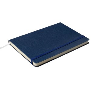 Notes Notatnik biurowy twardy w kratkę zamykany na gumkę - O.NOTE Cairo - 207 x 145 mm (A5) - niebieski OPUS