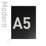 Okładka na Dyplom - O.Presentation Cover Modern - 216 x 146 mm (A5 pionowa) - 10 sztuk - czarny OPUS