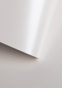 Papier ozdobny - O.Papiernia PERŁA - A4 - 120 g/m² - 50 sztuk - biały OPUS