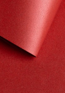 Papier ozdobny - O.Papiernia PERŁA - A4 - 120 g/m² - 50 sztuk - czerwony OPUS