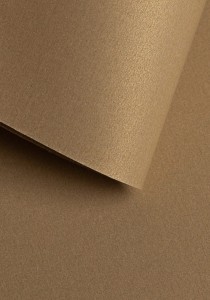 Papier ozdobny - O.Papiernia PERŁA - A4 - 120 g/m² - 50 sztuk - złoty  OPUS