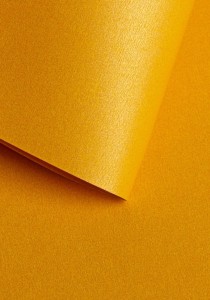 Papier ozdobny - O.Papiernia PERŁA - A4 - 120 g/m² - 50 sztuk - żółty  OPUS