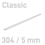 Kanał oklejany - O.CHANNEL Classic 304mm /  5mm / BIAŁY / 10szt (A3+ poziomo, A4+ pionowo) MetalBind