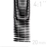   Grzebiet spiralny  - O.COIL -  20mm  A4/100 sztuk - kolor CZARNY - OPUS