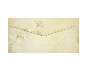 Koperta / koperty ozdobne DL - GINKGO opk. 10 szt 120g m2 