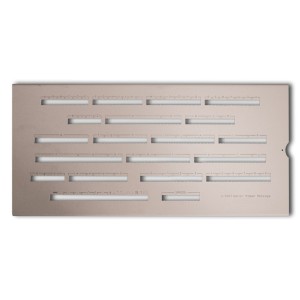 Zestaw czcionek O.FONT Nation Master Package PL Serif 5,5mm GOLDCOVER 5 sztuk  OPUS