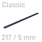  Kanał oklejany - O.CHANNEL Classic 217mm / 5mm / CZARNY / 10szt (A4+ poziomo, A5+ pionowo)  OPUS