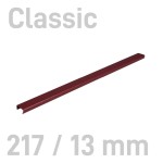  Kanał oklejany - O.CHANNEL Classic 217mm / 13mm / BORDOWY / 10szt (A4+ poziomo, A5+ pionowo)  OPUS