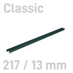  Kanał oklejany - O.CHANNEL Classic 217mm / 13mm / ZIELONY / 10szt (A4+ poziomo, A5+ pionowo)  OPUS