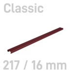  Kanał oklejany - O.CHANNEL Classic 217mm / 16mm / BORDOWY / 10szt (A4+ poziomo, A5+ pionowo)  OPUS