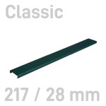  Kanał oklejany - O.CHANNEL Classic 217mm / 28mm / ZIELONY / 10szt (A4+ poziomo, A5+ pionowo)  OPUS