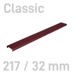 Kanał oklejany - O.CHANNEL Classic 217mm / 32mm / BORDOWY / 10szt (A4+ poziomo, A5+ pionowo)  OPUS