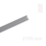 Kanał oklejany O.CHANNEL Art  - 217 mm (A4+ poziomo, A5+ pionowo) - 5mm - 10 sztuk  BIAŁY OPUS