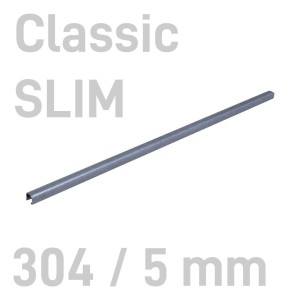  Kanał oklejany - O.CHANNEL Classic SLIM 304mm / 5mm / SZARY / 10szt (A3+ poziomo, A4+ pionowo)  OPUS