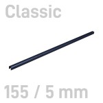  Kanał oklejany - O.CHANNEL Classic 155mm / 5mm / CZARNY / 10szt (A5+ poziomo)  OPUS