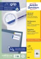 Trwałe etykiety papierowe 38 x 21,2 mm, białe etykiety samoprzylepne, etykiety do druku 100 ark. / op., Avery 3666 www.asan.com.pl