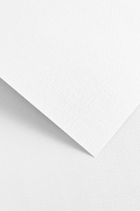 Karton Ozdobny 180g/m2  RYPS BIAŁY 20 arkuszy A4