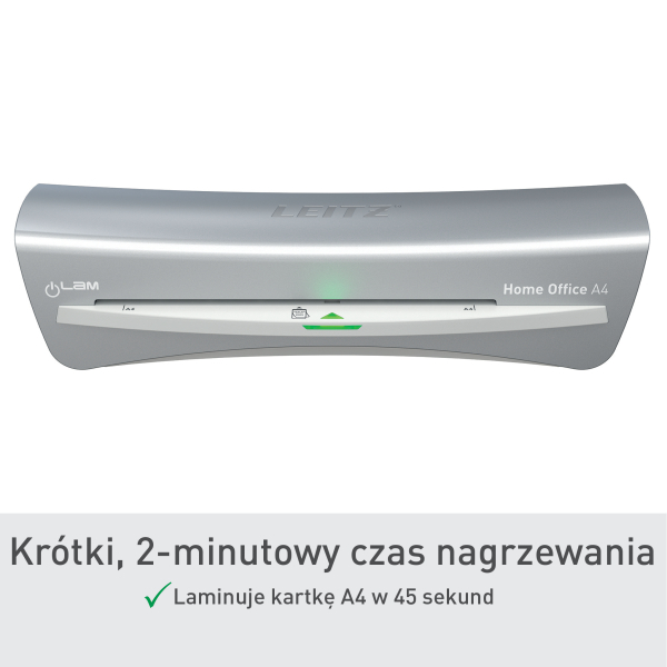 Laminator Leitz iLAM Home Office, A4 - SREBRNY www.asan.com.pl
