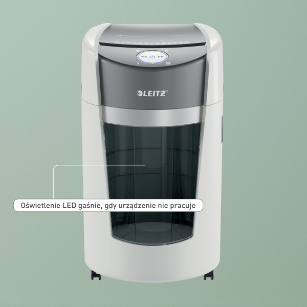 Niszczarka Leitz IQ OptiMax Office, ścinki 2x15mm P-5  www.asan.com.pl