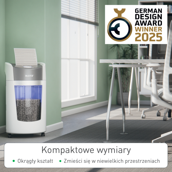 Niszczarka Leitz IQ OptiMax Office, ścinki 2x15mm P-5  www.asan.com.pl
