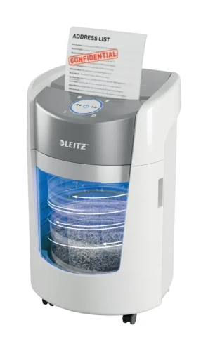 Niszczarka Leitz IQ OptiMax Small Office 350 ścinki 2x15mm P-5 www.asan.com.pl