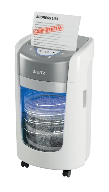 Niszczarka Leitz IQ OptiMax Home Office 225 ścinki 2x15mm P-5 www.asan.com.pl