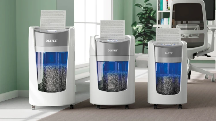 Niszczarka Leitz IQ OptiMax Home Office 225 ścinki 2x15mm P-5 www.asan.com.pl