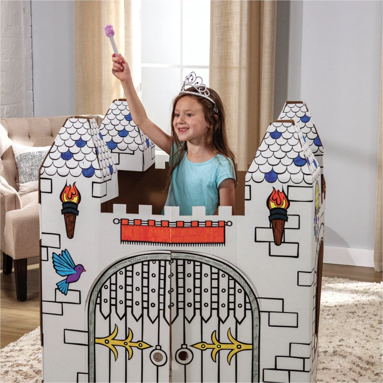 Domek do kolorowania FSC, » Zamek XL« - Fellowes Bankers Box www.asan.com.pl
