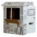 Domek do kolorowania FSC, » Stragan XL« - Fellowes Bankers Box www.asan.com.pl