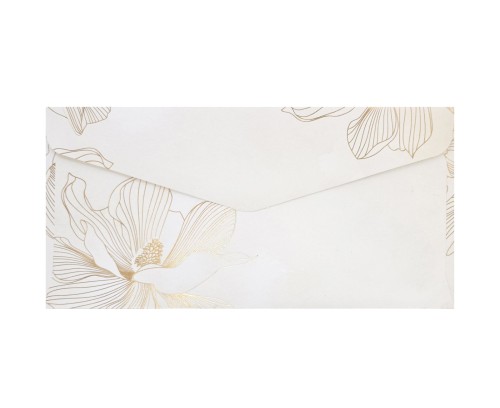 Koperta / koperty ozdobne DL - MAGNOLIA opk. 10 szt 120g m2 www.asan.com.pl