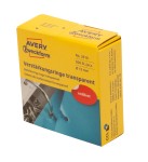 Pierścienie wzmacniające Avery 3510 - Ø 13 mm, 500 szt. /  1 Rolka - przeźroczysty
