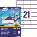 Etykiety uniwersalne Avery Zweckform Economy ELA045 - 70x41 mm A4, 100 arkuszy - białe www.asan.com.pl