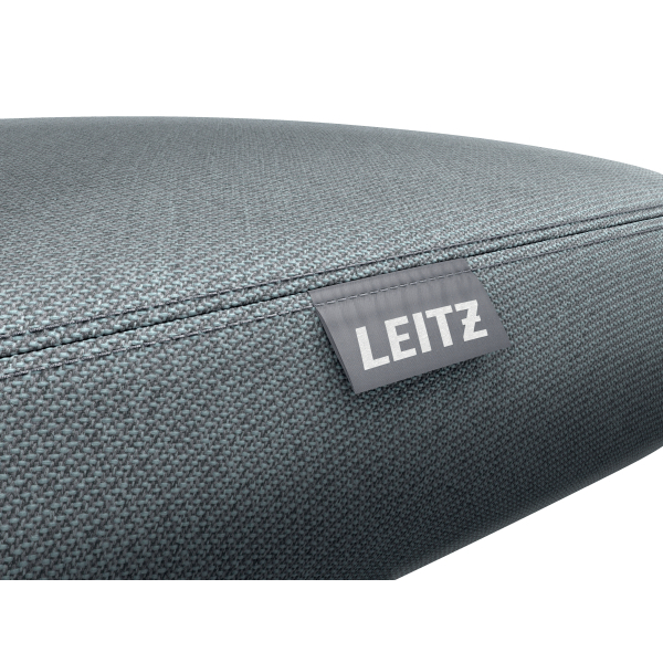Stołek Leitz Ergo Active, z wygodnym siedziskiem do balansowania, na kółkach - Szaro-czarny www.asan.com.pl