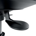 Stołek Leitz Ergo Active, z wygodnym siedziskiem do balansowania, na kółkach - Szaro-czarny www.asan.com.pl
