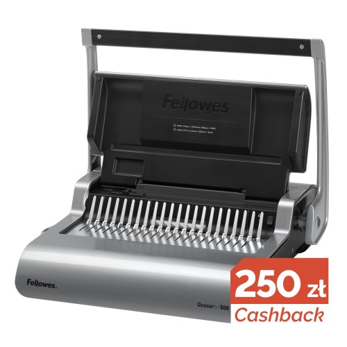 Bindownica Fellowes QUASAR+ 500 # Promocja CashBack 250zł - zwrot od Fellowes www.asan.com.pl